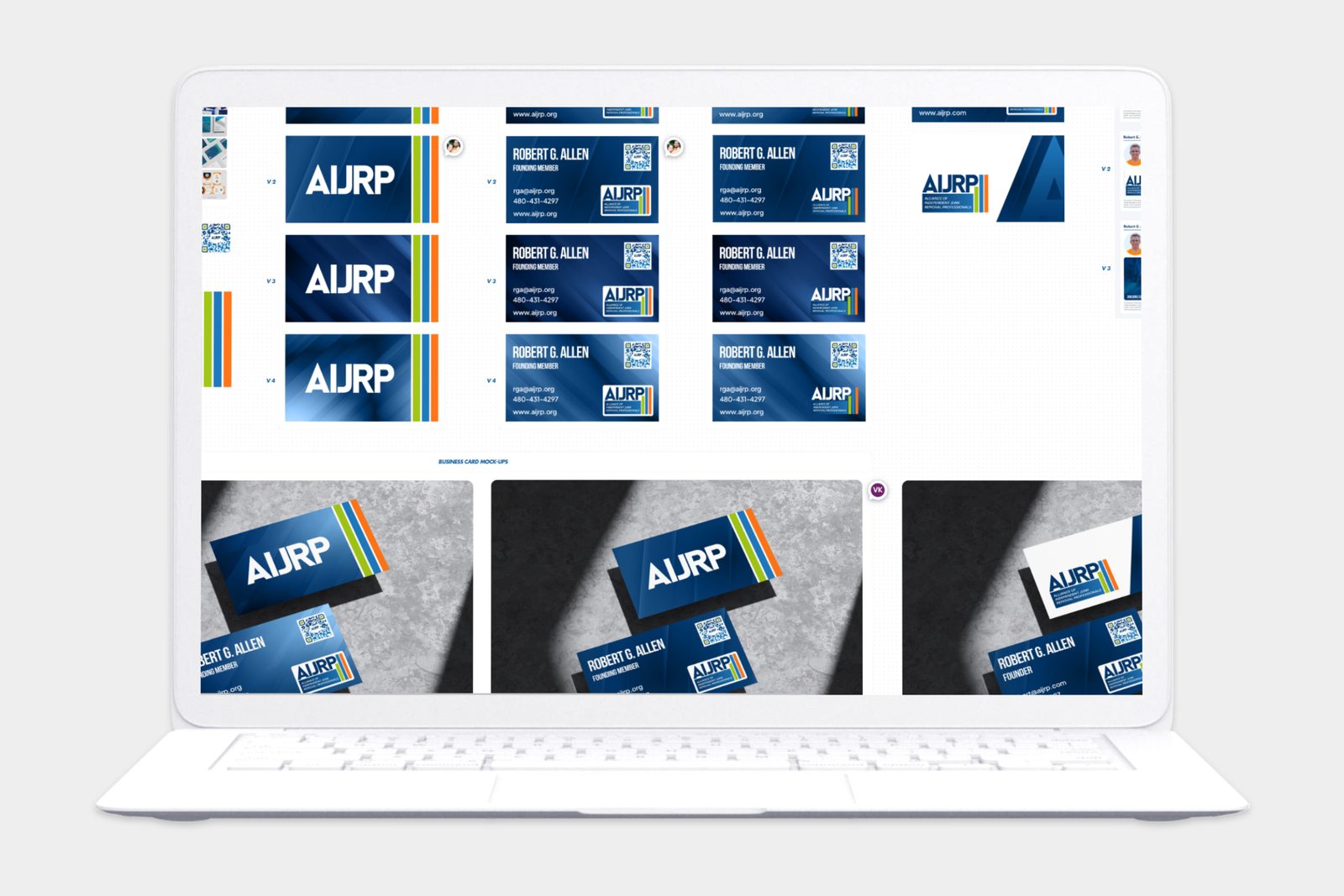 AIJRP portfolio mockup 3